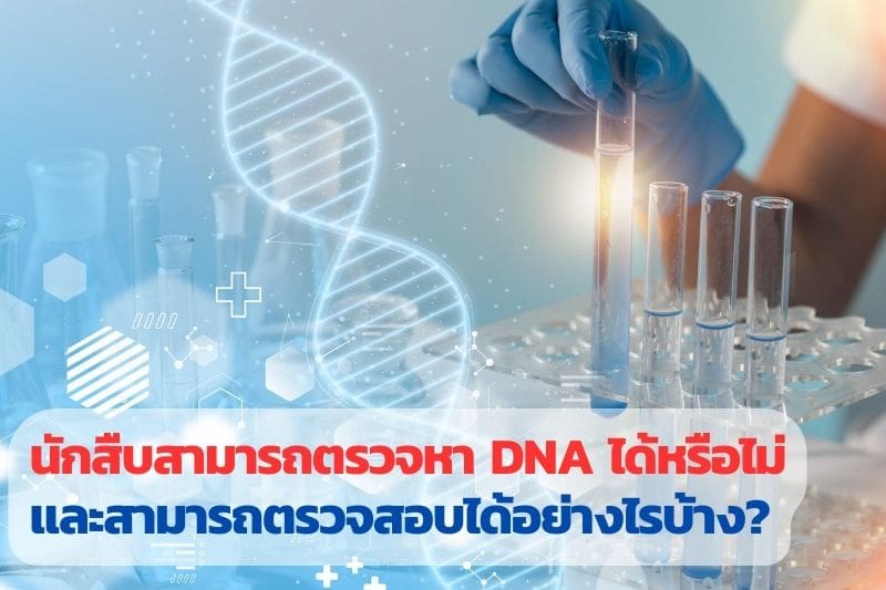 ตรวจพิสูจน์DNA, นักสืบตรวจหาDNA, สืบหาบุคคลด้วยDNA, ระบุตัวตยด้วยDNA, ตรวจสอบความสัมพันธ์,