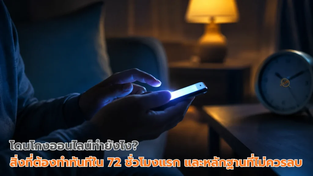 โดนโกงออนไลน์ ทำยังไง นิ้วลังเลก่อนกดบล็อกในโทรศัพท์